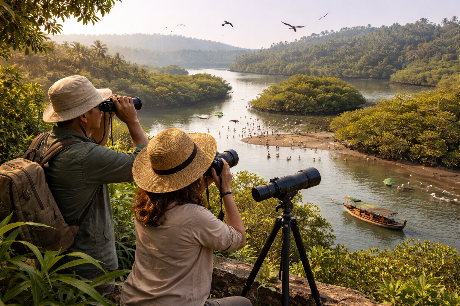 Bird Watching Kadalundi Bird Sanctuary
